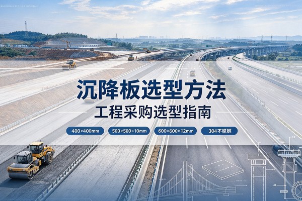 琅琊沉降板选择方法