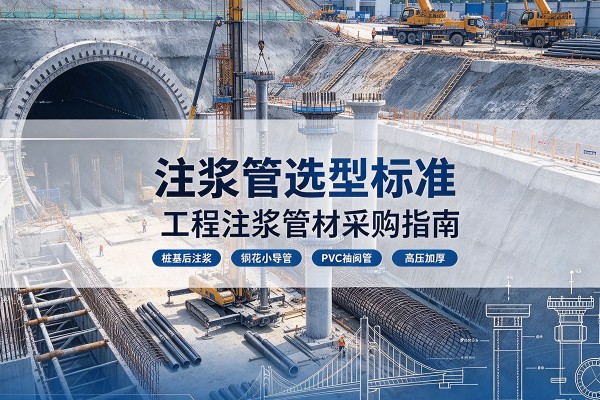 琅琊注浆管选型标准