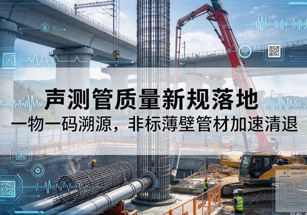 琅琊声测管质量新规落地，一物一码溯源，非标薄壁管材加速清退