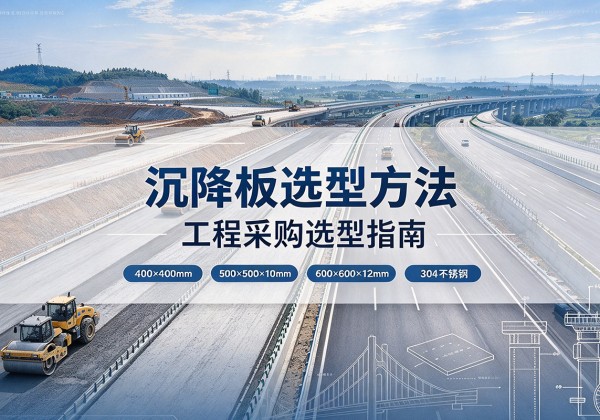 琅琊沉降板选择方法
